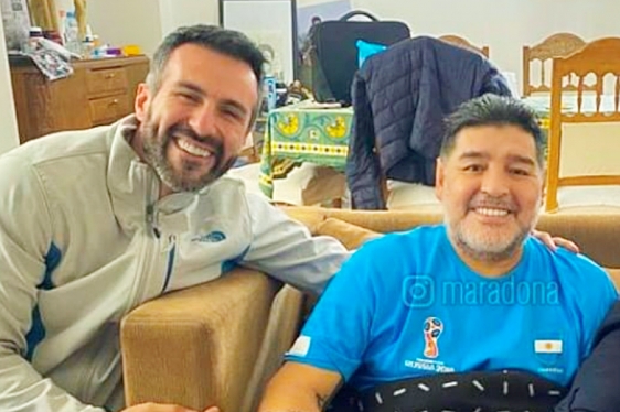 Leopoldo Luque i Diego Maradona