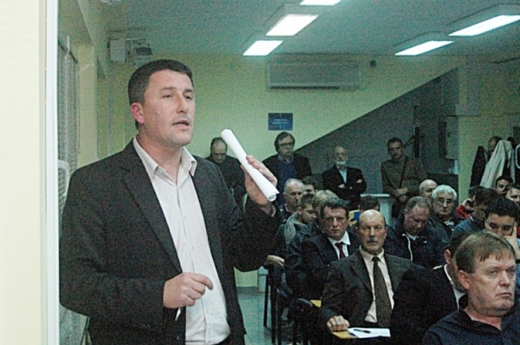 Milan Rončević na Izbornoj skupštini županijskog saveza prije četiri godine