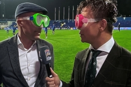 Neviđena najava, finski novinari razgovarali s maskama prije utakmice u Podgorici