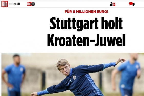 Borna Sosa otišao u Stuttgart, Dinamo mladog braniča prodao za 8 mil. eura
