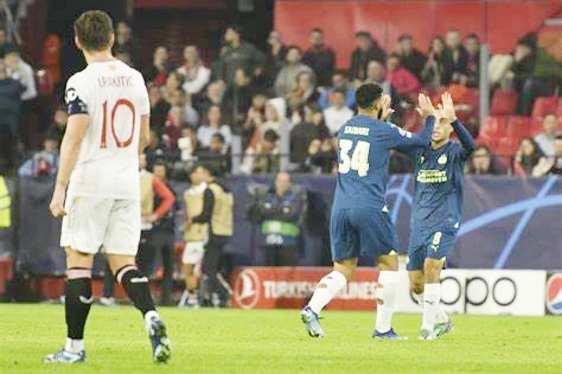 Liga prvaka: Sevilla s igračem manje izgubila utakmicu u 92. minuti