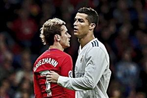 Antoine Griezmann (Atletico Madrid) i Cristiano Ronaldo (Real Madrid)