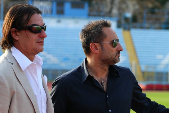 Damir Mišković i predsjednik Verone Maurizio Setti na Kantridi