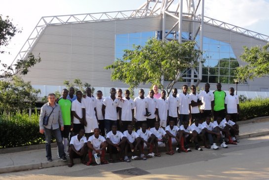 Nigerijski nogometa&scaron;i i vodstvo ispred kostrenske dvorane