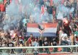 Navijači Vojvodine zapalili hrvatsku zastavu na utakmici protiv Crvene zvezde