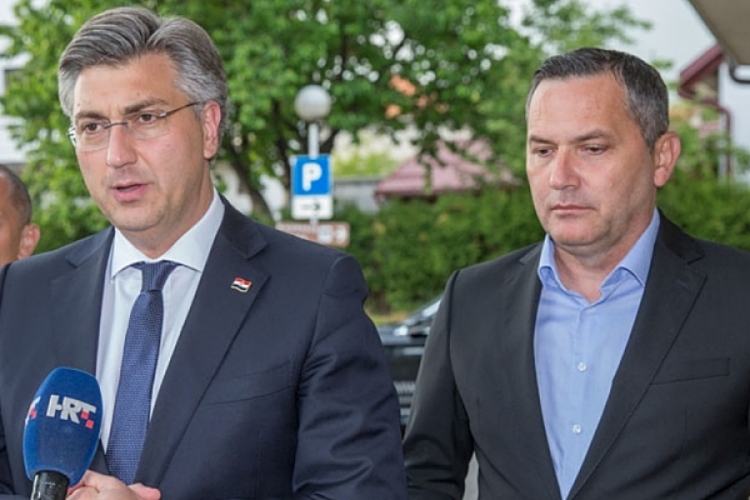 Andrej Plenković i Marijan Kustić