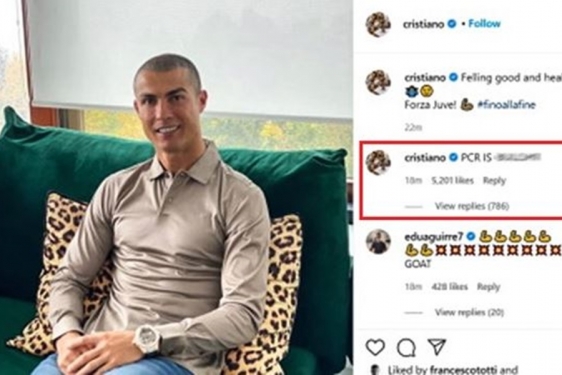 Cristiano Ronaldo na Instagramu
