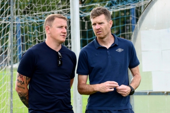 Senijad Ibričić i Simon Rožman, sportski direktor i trrener Domžala
