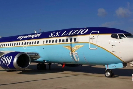 Mudar marketinški posao, Lazio dobio na dar Boing 737 u zamjenu za publicitet