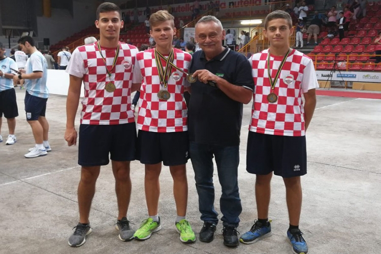 Karlo Šaban, Lovro Šipek, Vjekoslav Matetić i Filip Klarić 