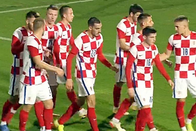 Slavlje hrvatskih nogometaša