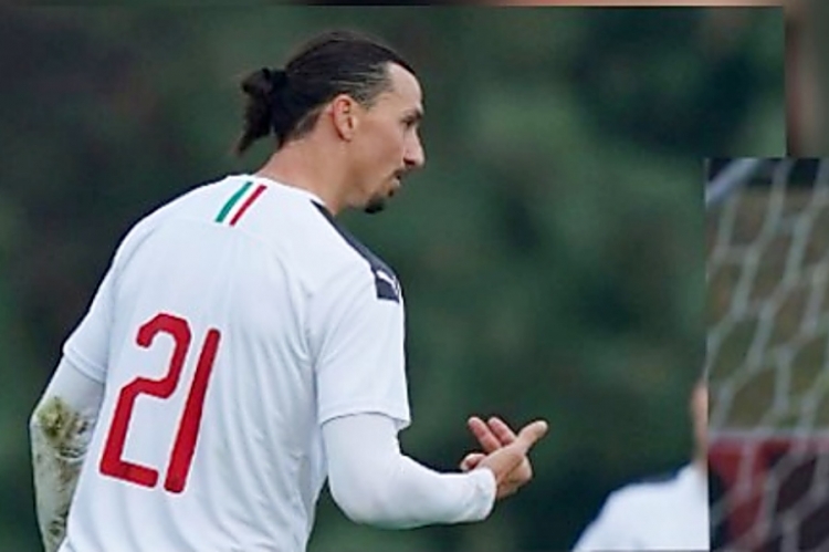 Zlatan Ibrahimović prvi put u dresu Milana