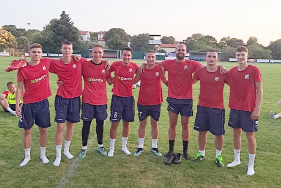 Ivan Frigan, Dino Nedić,  Mario Perić, Jakov Mioč, Paulo Kružić, Adrian Blečić, Mihael Matijević i Loren Radić