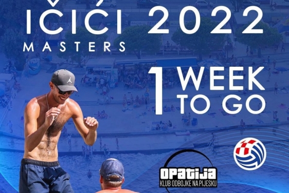 Masters u Ičićima, završne pripreme za pojedinačno PH u odbojci na pijesku