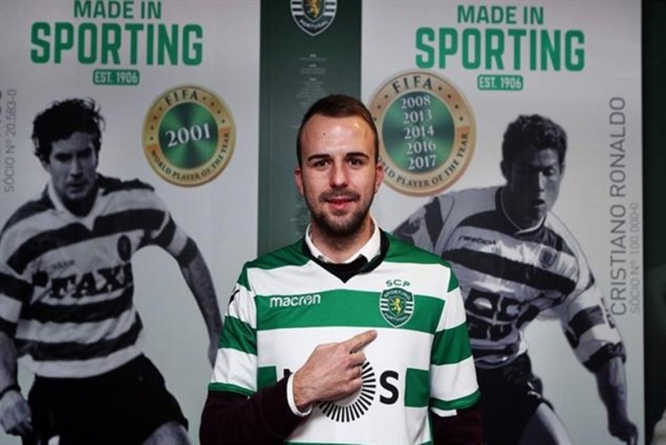 Josip Mišić u društvu Figa i Ronalda, najpoznatijih igrača Sportinga