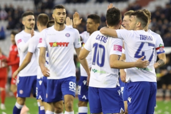 Prva HNL: Hajduk uvjerljivu pobjedu protiv Rudeša ostvario tek u završnici utakmice