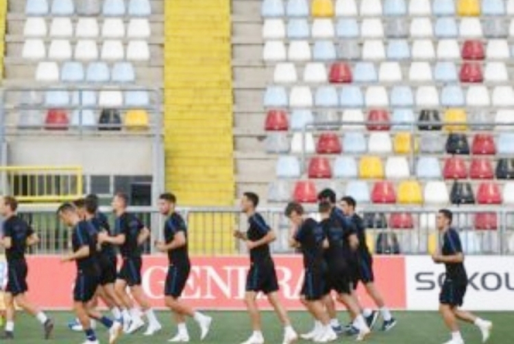 Hrvatska reprezentacija na Rujevici igra kvalifikacijsku utakmicu protiv Farskih otoka