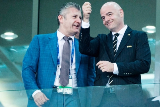 Davor Šuker i Gianni Infantino