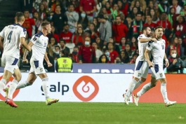 Dušan Tadić i suigrači slave izjednačujući pogodak