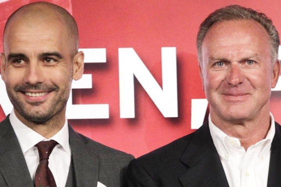 Guardiola i Rummenigge