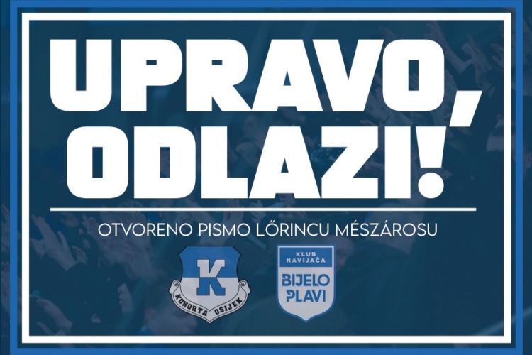 KN Kohorta objavio otvoreno pismo vlasniku osječkog kluba