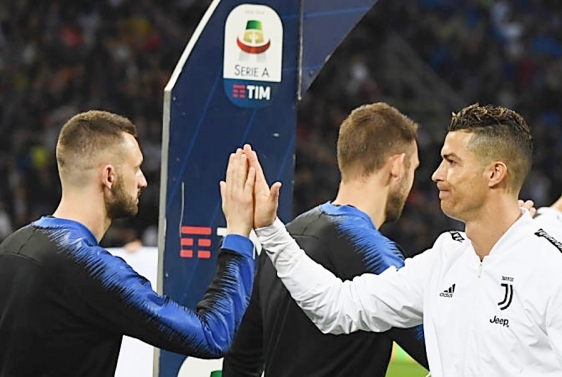 Marcelo Brozović i Cristiano Ronald