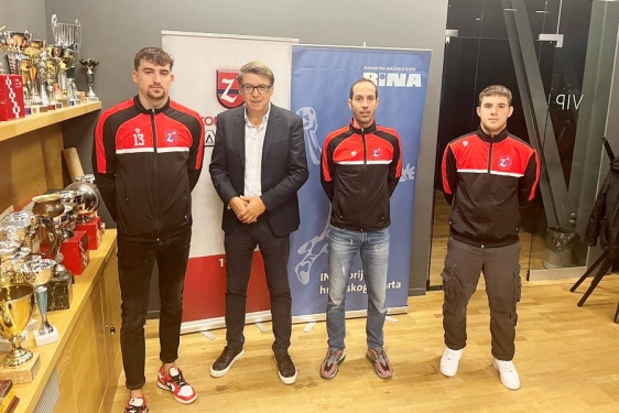 Tin Tomljanović, Željko Jovanović, Mateo Hrvatin i Marko Pikec