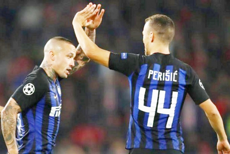 Radja Nainggolan i Ivan Perišić