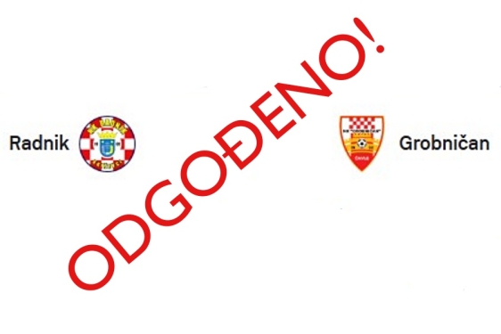 2. NL: Utakmica između Radnika Križevci i Grobničana nije se igrala