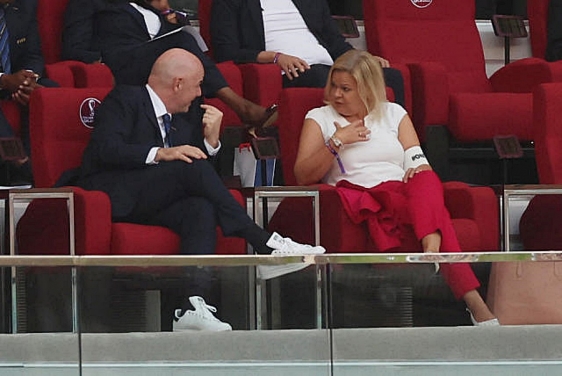 Gianni Infantino i Nancy Faeser