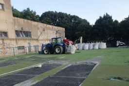 Počeli radovi na promjeni umjetne podloge na nogometnom igralištu Belveder