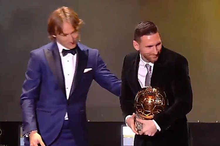Luka Modrić i Leo Messi