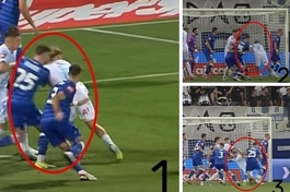 Pogledajte sporni trenutak kada je u 49. minuti Moris Valinčić rukama srušio na travnjak Tonija Fruka