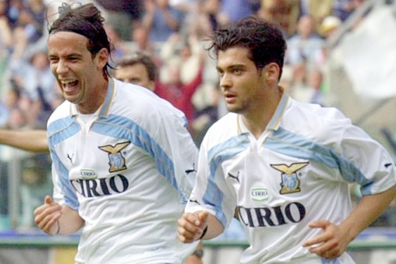 Simone Inzaghi i Sergio Conceição  u dresovima Lazija
