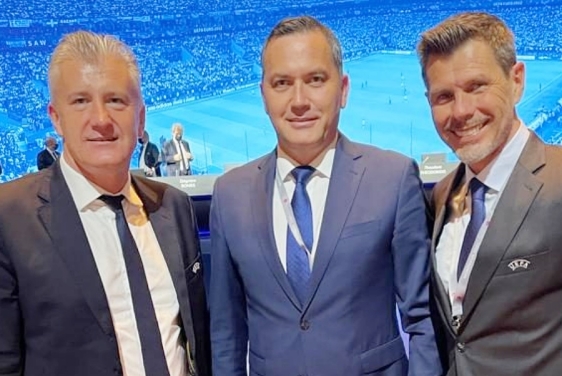 Davor Šuker, Marijan Kustić i Zvonimir Boban