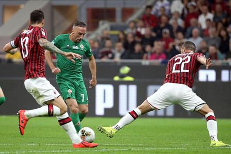 Franck Ribery poigravao se s igračima Milana