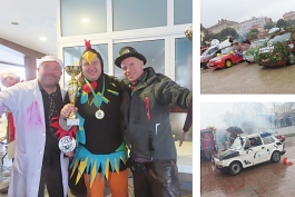 Ni kiša nije spriječila natjecanje vozača  raznobojnih i čudno skrojenih automobila