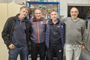 Robert Rubčić, Marijan Bjelanović, Zoran Škerjanc i pokojni Robert Krznarić
