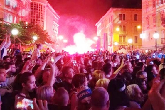 Grad Rijeka na  Korzu organizira javno gledanje utakmice Rijeka - Slaven Belupo
