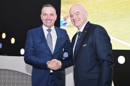 Marijan Kustić i Gianni Infantino