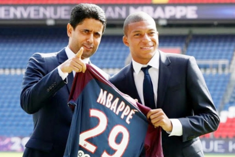 Nasser Al-Khelaifi i Kylian Mbappe