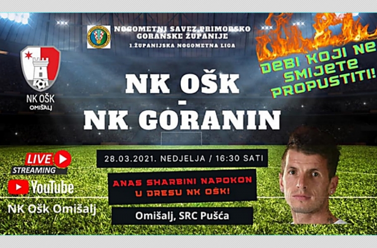 1. ŽNL: Počinje proljetni dio sezone, utakmica u Omišlju u live-prijenosu