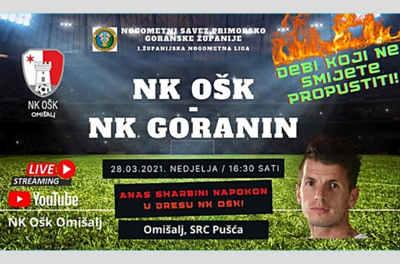 1. ŽNL: Počinje proljetni dio sezone, utakmica u Omišlju u live-prijenosu