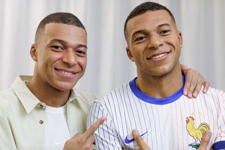 Kylian Mbappe upoznao Kyliana Mbappea, koji je nakratko svratio do Madrida