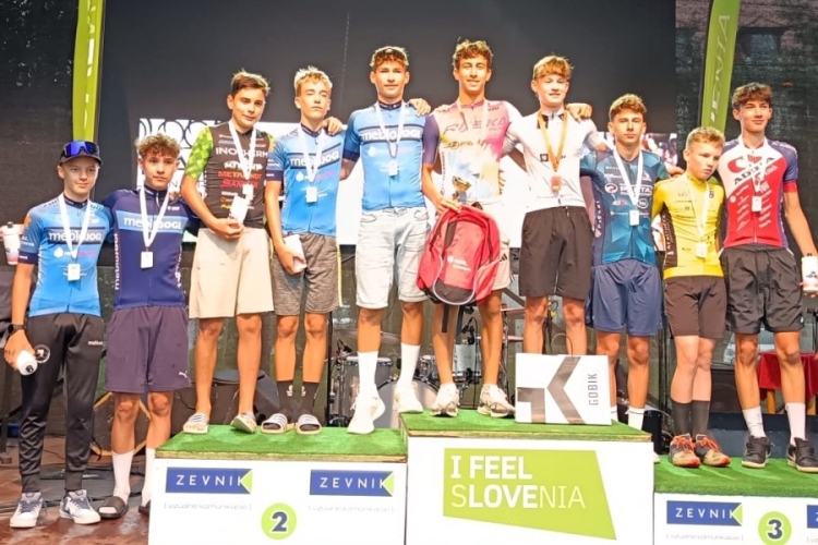 Lan Marić pobjednik kriterija, mladi biciklist BK Rijeka najbolji u Kranju