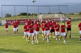 Nogometaši OŠK Omišlja na treningu