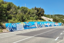 Kostrena ima najveći mural posvećen HNK-a Rijeka, pogledajte prezentaciju