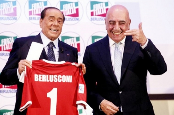Silvio Berlusconi i Adriano Galliani