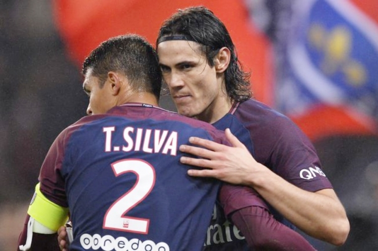 Thiago Silva i Edinson Cavani