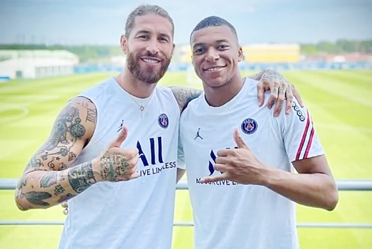 Sergio Ramos i Mbappe